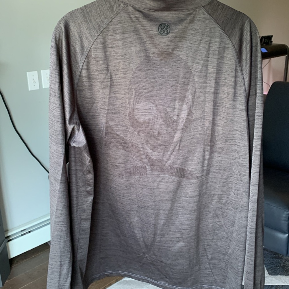 G/FORE Charcoal Quarter-Zip Top